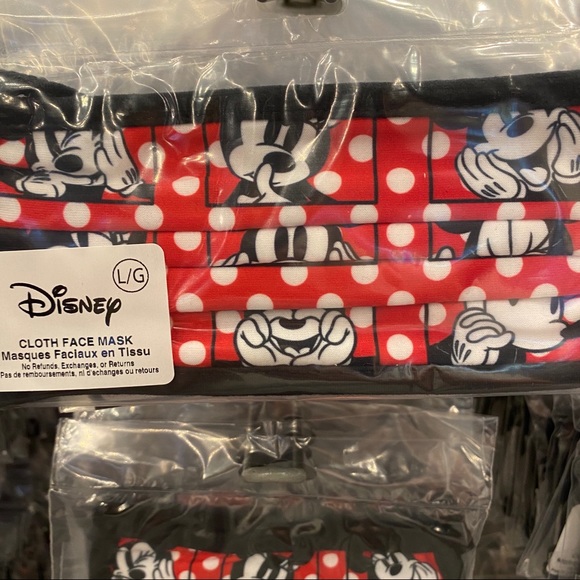 ❤️Disney Minnie Mouse Adult Large Face Mask - Picture 2 of 6